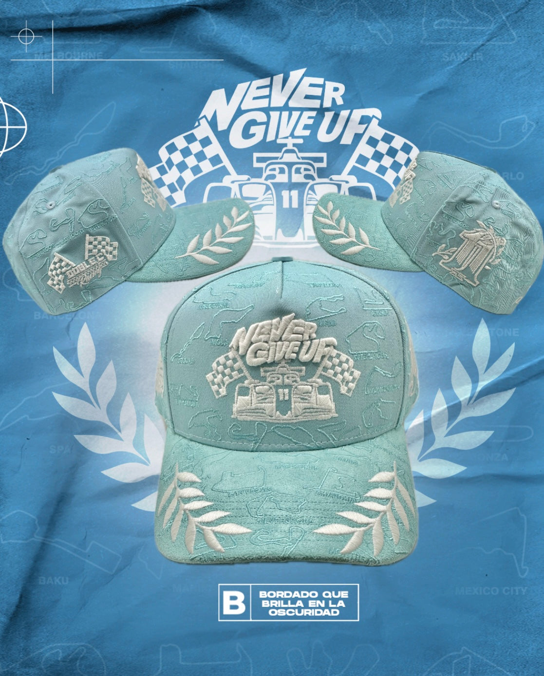 “F1 NEVER GIVE UP”